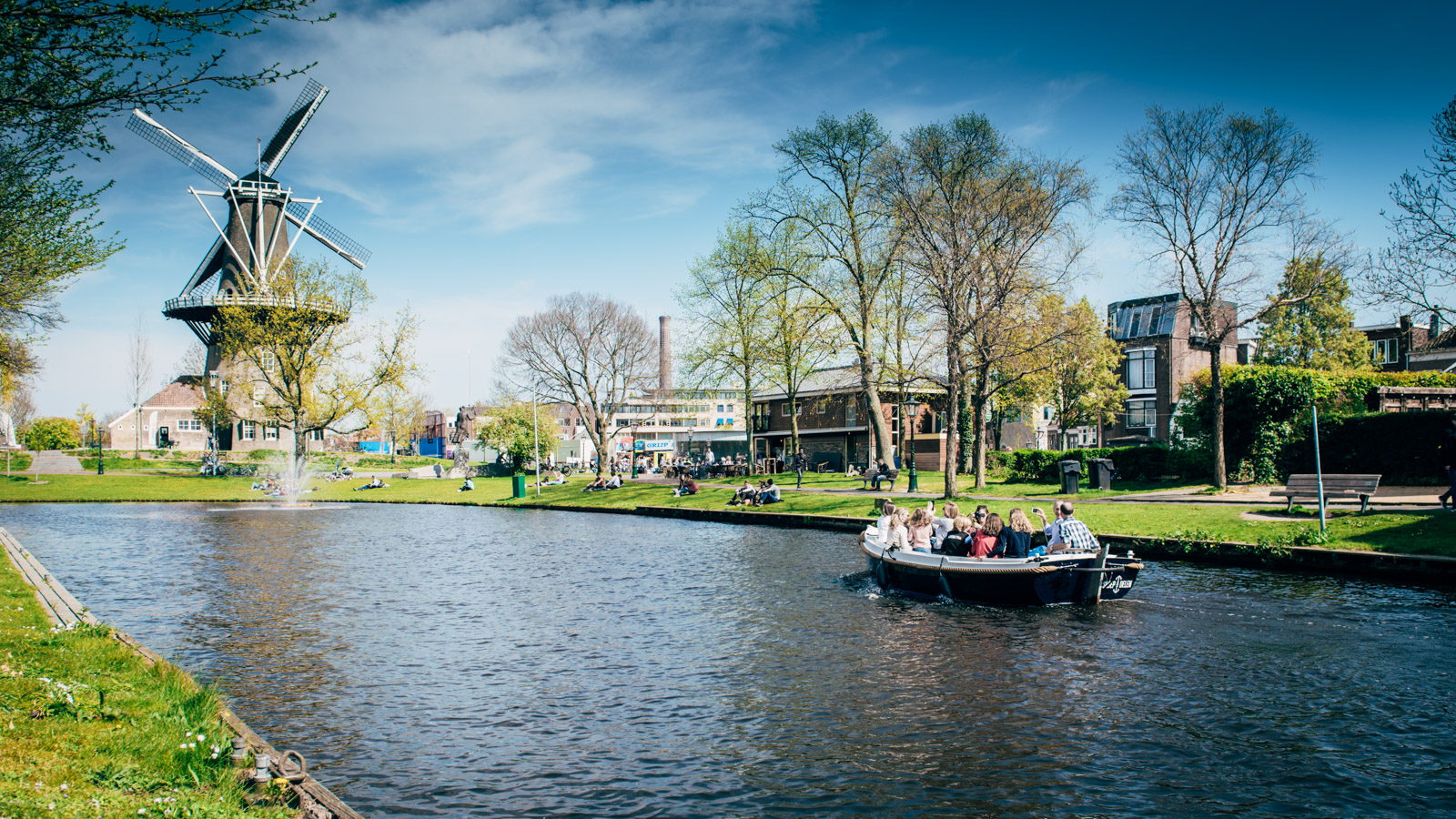 varen boot molen leiden