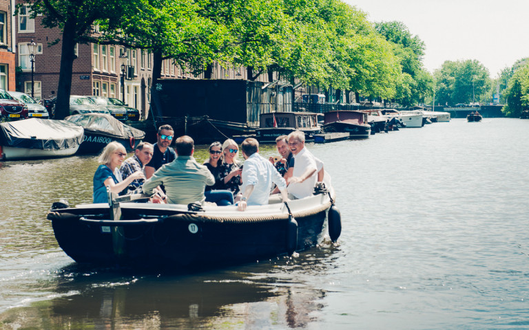 tevreden mensen event varen amsterdam utrecht